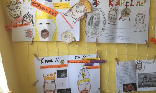 Procházka historií děti ze 4. A baví