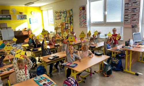 V 1. A děti přivítaly podzim