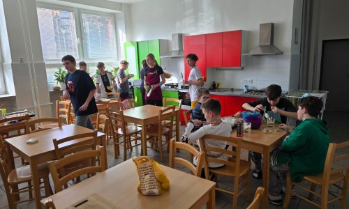Sedmáci vařili s Přímkou