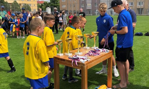 Bronzová medaile malých fotbalistů