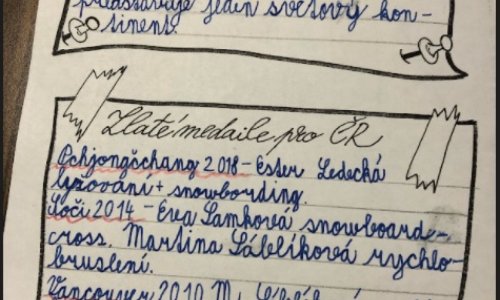 Olympiáda ve 2. D
