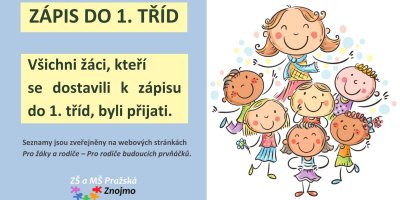 Přijatí prvňáčci